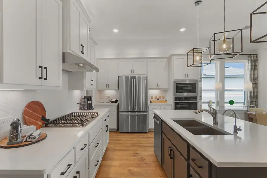 Representative furnished interior of a home built from the Austin by Chesmar Homes in Bridgeland 45's, Cypress (Image 4).