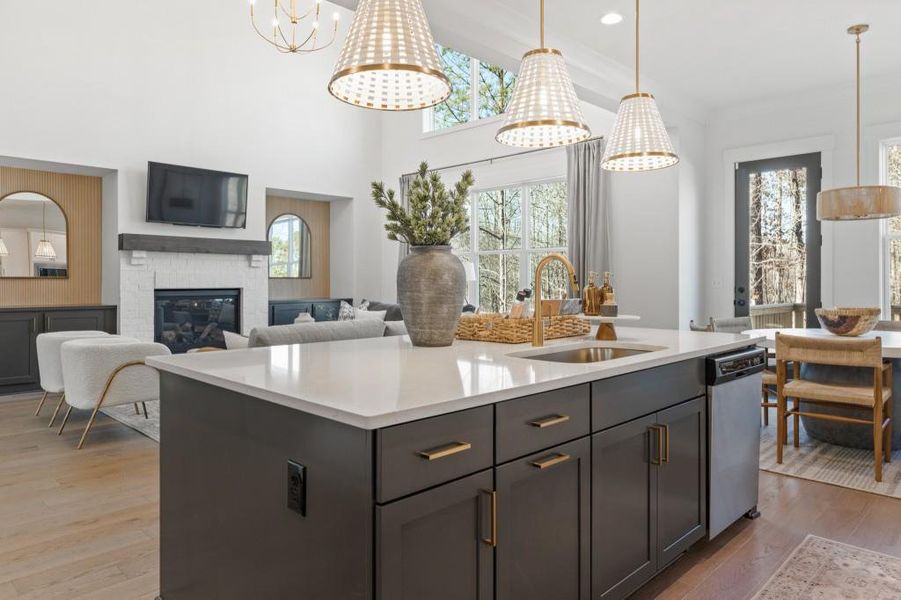 Furnished interior view inside a new home in Arden on Lanier, Cumming (Image 9).