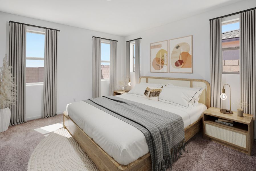 Furnished interior view inside a new home in Montana Vista - Summit: Summit, Buckeye (Image 9).