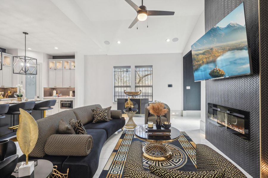 Furnished interior view inside a new home in , Houston (Image 17).