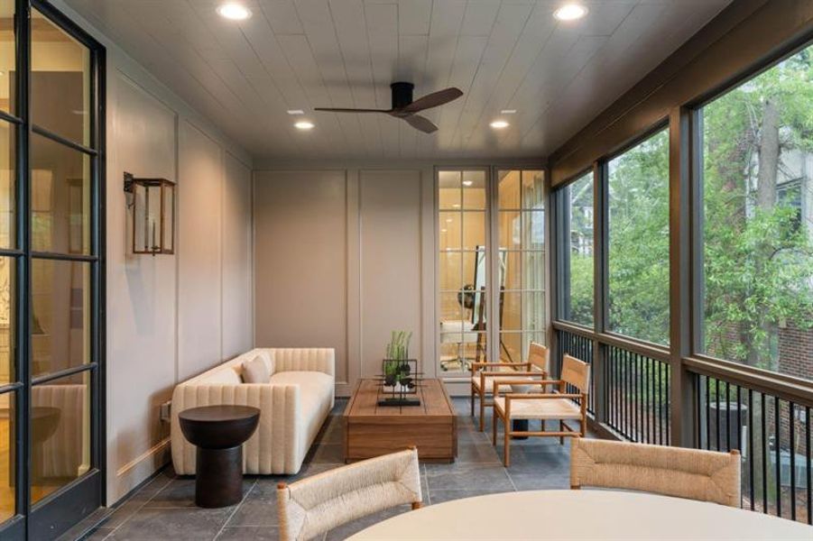 Furnished interior view inside a new home in , Atlanta (Image 19).