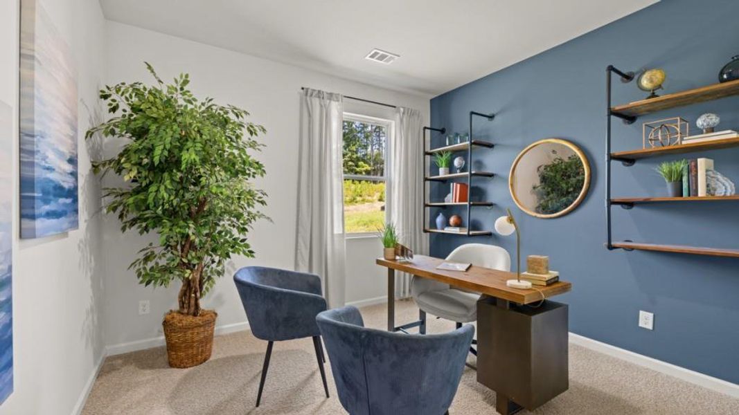 Furnished interior view inside a new home in Lost Creek, Dallas (Image 11).