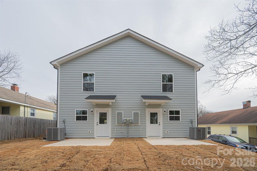 Exterior details and patio area of a home in , Hickory (Image 4).