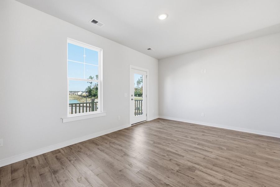 Spacious, unfurnished interior of a new home in Westpark at Cane Bay, Summerville (Image 47). Spacious, unfurnished interior of a new home in Westpark at Cane Bay, Summerville (Image 47).