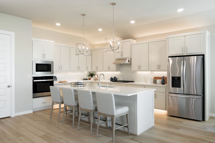 Representative furnished interior of a home built from the Franklin by Scott Felder Homes in Esperanza, Boerne (Image 16). Representative furnished interior of a home built from the Franklin by Scott Felder Homes in Esperanza, Boerne (Image 16).