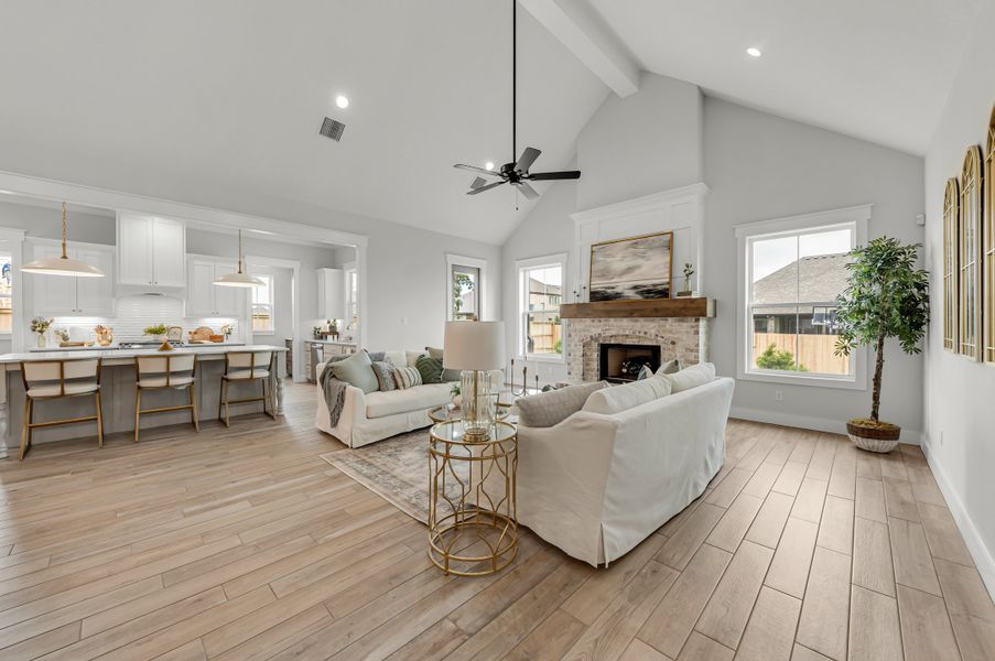 Representative furnished interior of a home built from the The Landry by Reece Homes in Oakmont, Bryan (Image 17).