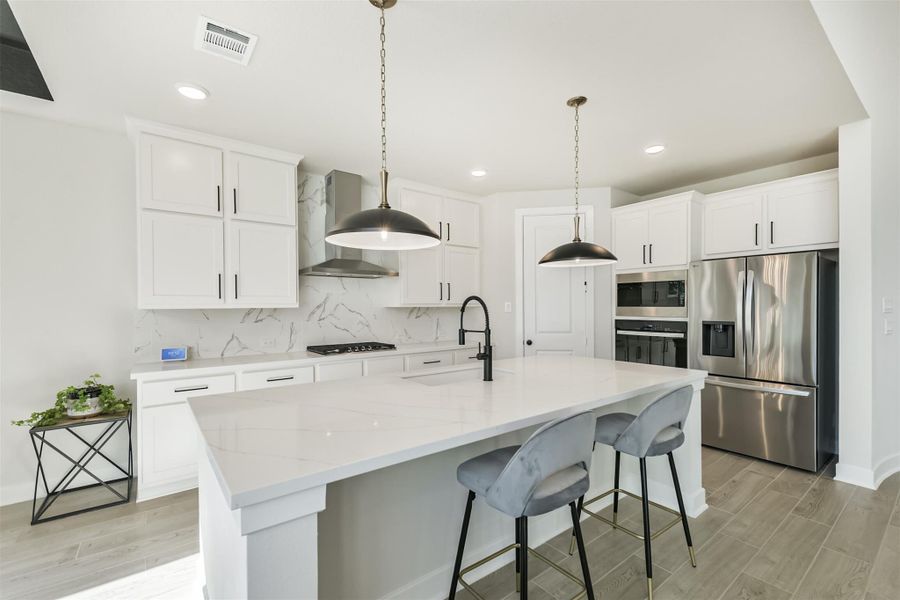 Furnished interior view inside a new home in The Woodlands Hills – 55', Willis (Image 7).