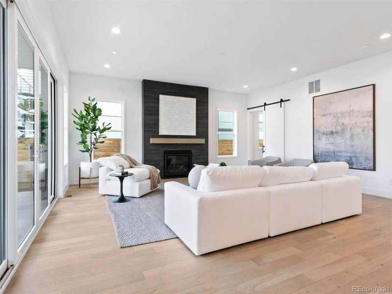 Furnished interior view inside a new home in , Denver (Image 4).