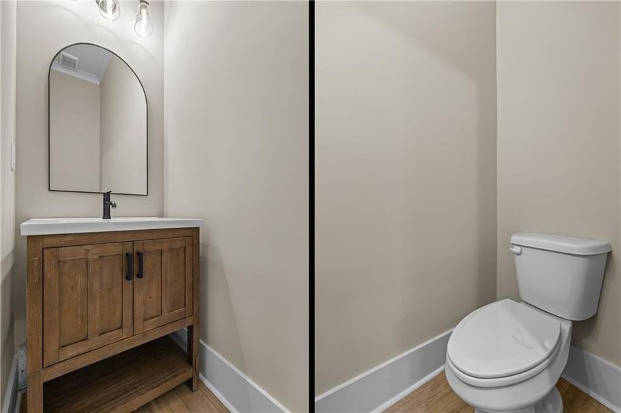 Furnished interior view inside a new home in , Monroe (Image 22).