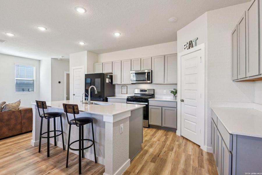 Furnished interior view inside a new home in Blue Ridge Ranch, San Antonio (Image 30).