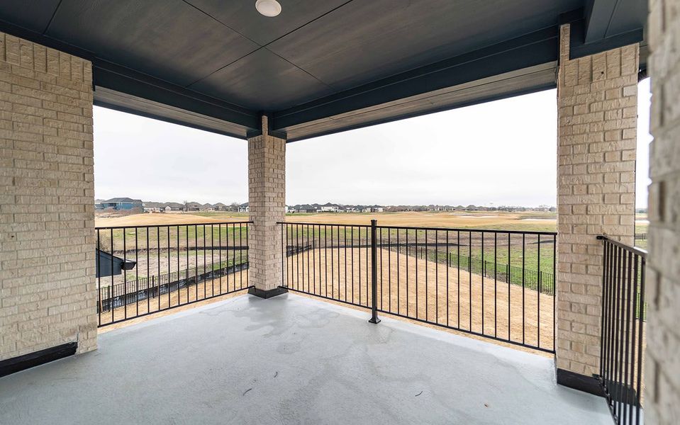 Exterior details and patio area of a home in Heath Golf & Yacht Club, Heath (Image 3). Exterior details and patio area of a home in Heath Golf & Yacht Club, Heath (Image 3).