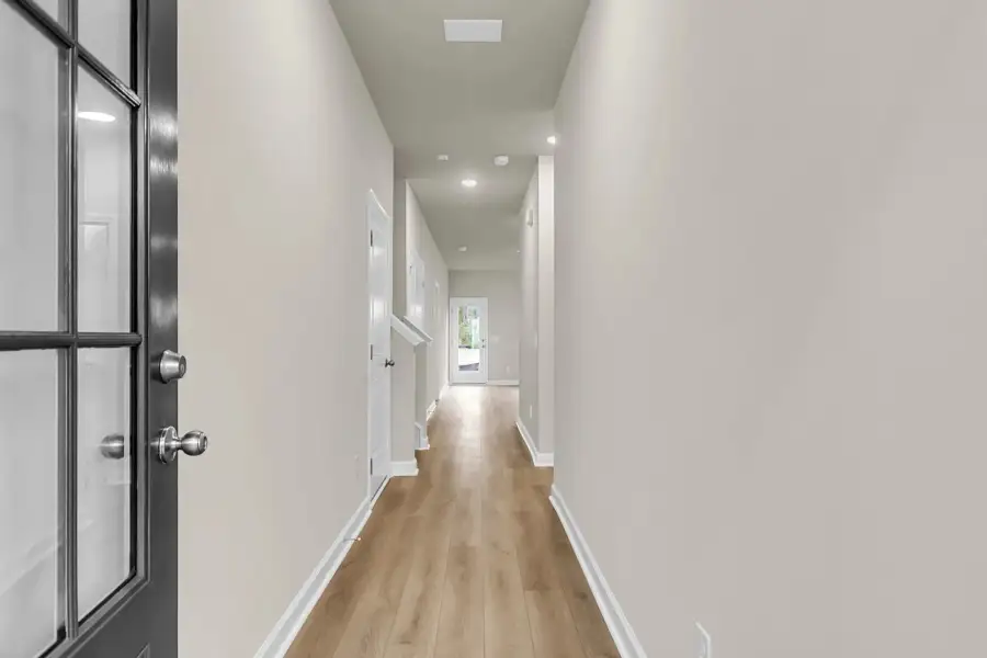 Open foyer with sightlines into the main living area.
