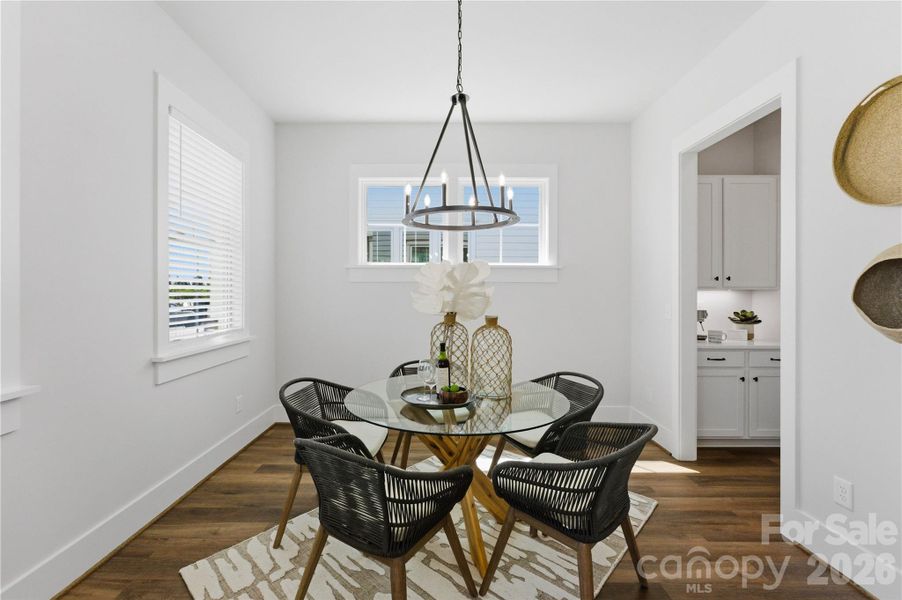 Furnished interior view inside a new home in , Fort Mill (Image 35).