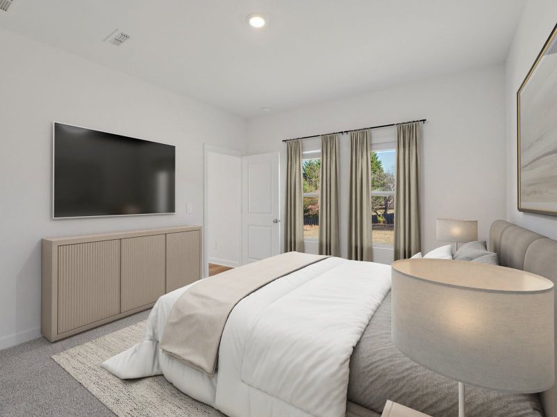 Furnished interior view inside a new home in Marshburn Landing - Classic Series, Wendell (Image 8).