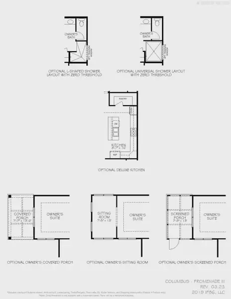 2D floor plan layout for the Promenade by Epcon Communities in The Grove at Haven Hill, Lenoir City, TN (Image 29). 2D floor plan layout for the Promenade by Epcon Communities in The Grove at Haven Hill, Lenoir City, TN (Image 29).