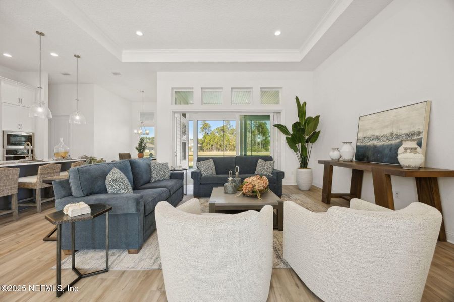 Furnished interior view inside a new home in Amelia National, Fernandina Beach (Image 14). Furnished interior view inside a new home in Amelia National, Fernandina Beach (Image 14).