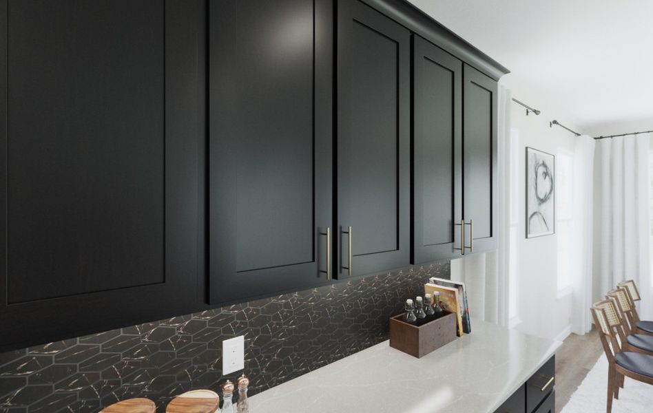 AW Collection® Noir - For color representation only. Options and layout will vary by community and home plan.