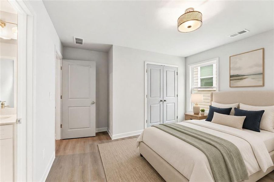 Furnished interior view inside a new home in Parkside, Clarkston (Image 5).