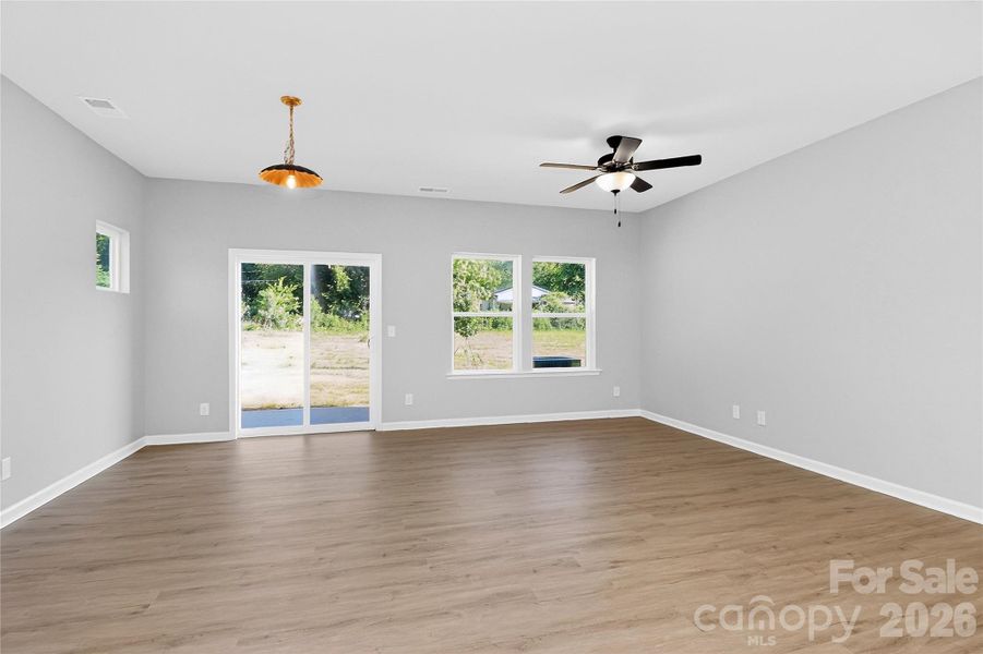 Spacious, unfurnished interior of a new home in , Charlotte (Image 15). Spacious, unfurnished interior of a new home in , Charlotte (Image 15).