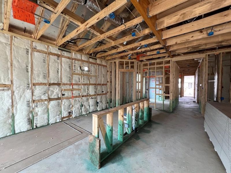 In-progress construction of a new home in Rolling Glen, Hutto, TX (Image 15).