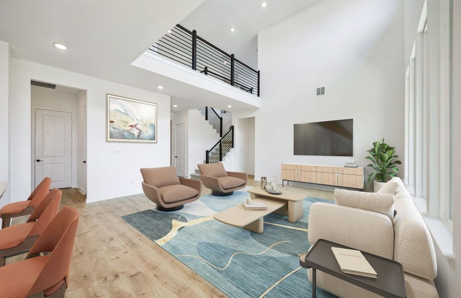 Furnished interior view inside a new home in Katy Court, Katy (Image 8).