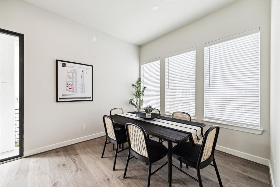 Furnished interior view inside a new home in Willowbend Point, Houston (Image 2).