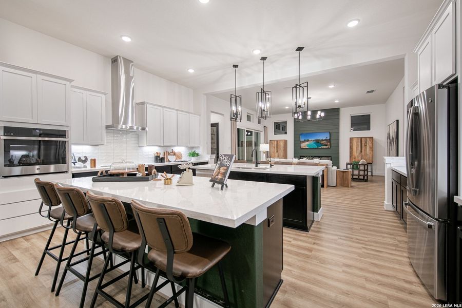 Furnished interior view inside a new home in Mesa Western, Cibolo (Image 6).