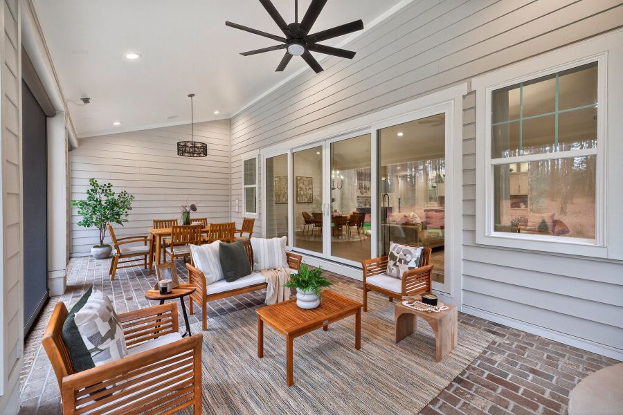 Representative exterior details of a home built from the Marin-Expanded by Classica Homes in Riverchase Estates, Lancaster (Image 3).