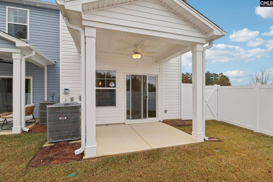 Exterior details and patio area of a home in Walker’s Trail, Lexington (Image 38). Exterior details and patio area of a home in Walker’s Trail, Lexington (Image 38).