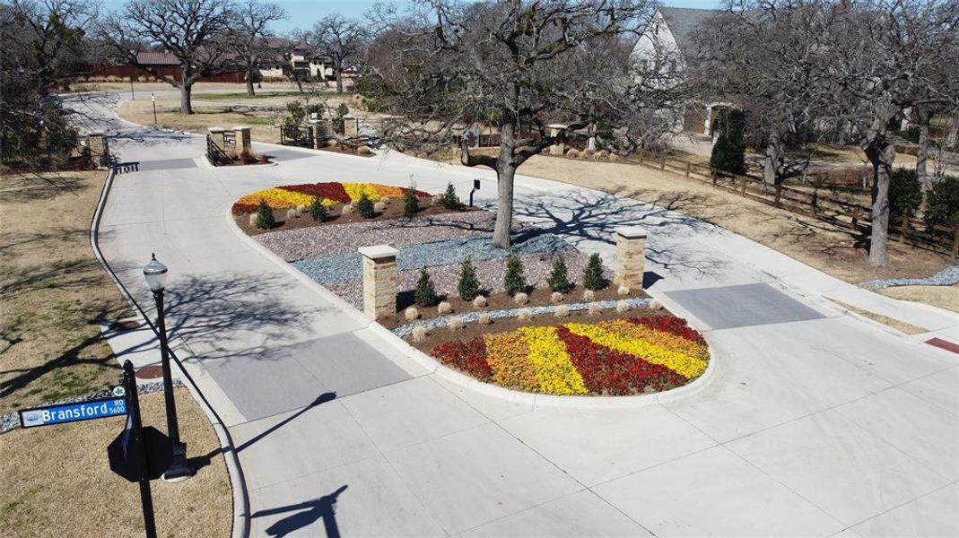 View of community entrance