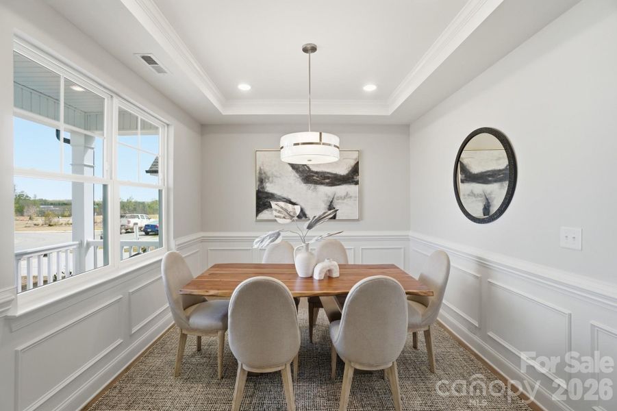 Furnished interior view inside a new home in The Meadows at Laurelbrook, Sherrills Ford (Image 39).