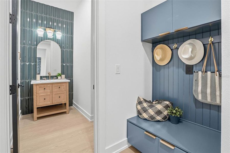 Furnished interior view inside a new home in , Tampa (Image 39).