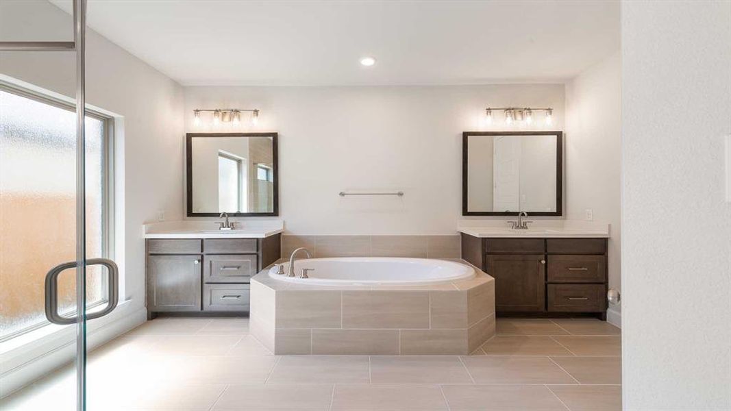 Furnished interior view inside a new home in The Heights At Uptown Celina 50', Celina (Image 7). Furnished interior view inside a new home in The Heights At Uptown Celina 50', Celina (Image 7).