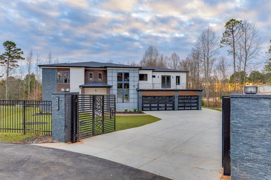 Front exterior of a new home in , Buford, GA, highlighting curb appeal (Image 30).