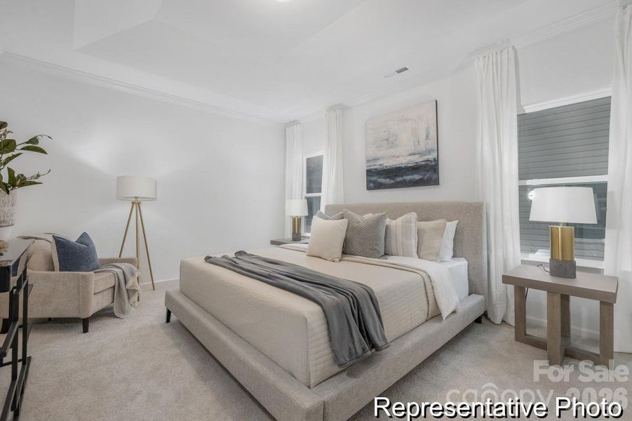 Furnished interior view inside a new home in Tillery Tradition, Mount Gilead (Image 16).