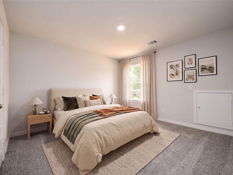 Furnished interior view inside a new home in Windmill Estates, Magnolia (Image 26).