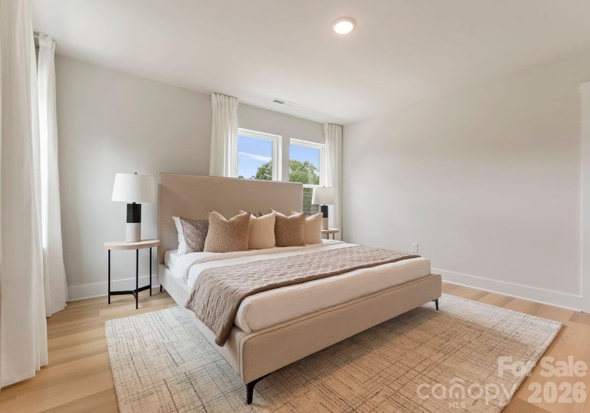 Furnished interior view inside a new home in , Charlotte (Image 5).