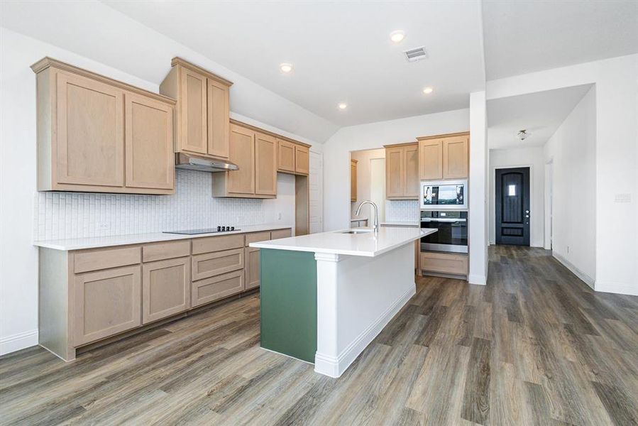 Furnished interior view inside a new home in Stone Henge II, Sanger (Image 5).