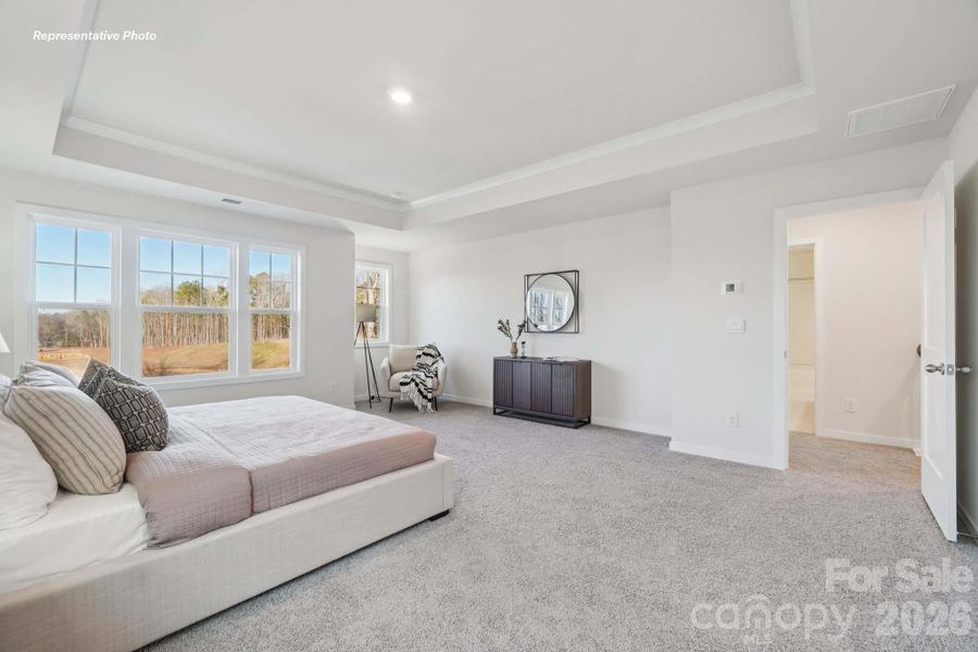 Furnished interior view inside a new home in Sanctuary at Southgate, Indian Trail (Image 24).