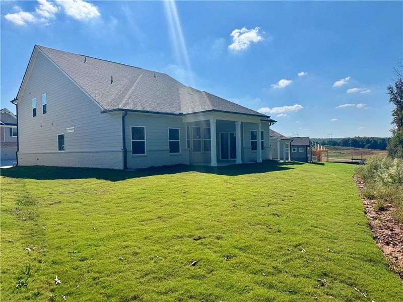 Exterior details and patio area of a home in Fowler Farms, Auburn (Image 25).