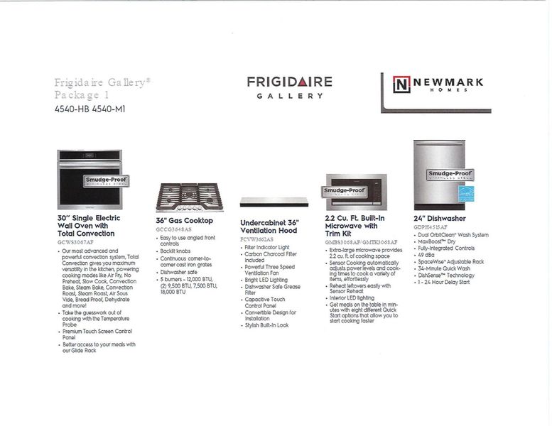 Appliance Package