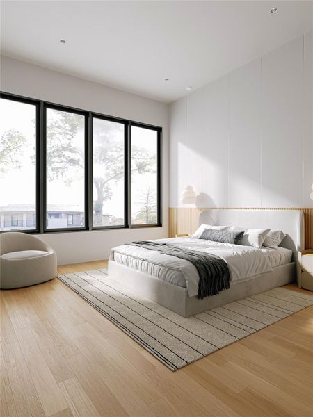 Guest bedroom (rendering)