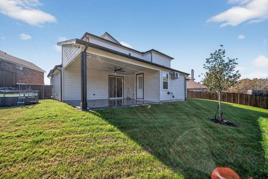 Exterior details and patio area of a home in , Dallas (Image 22). Exterior details and patio area of a home in , Dallas (Image 22).