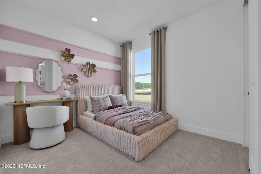 Furnished interior view inside a new home in Westerly Park at Wildlight, Yulee (Image 18).