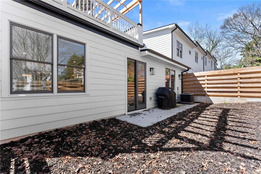 Exterior details and patio area of a home in , Gainesville (Image 21).