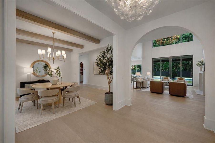 Furnished interior view inside a new home in , Alpharetta (Image 37).