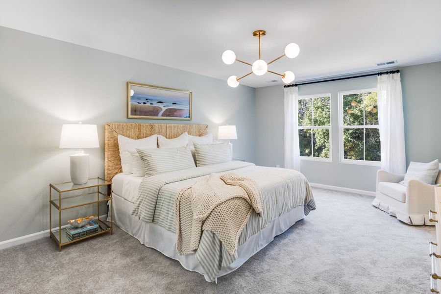 Furnished interior view inside a new home in , Summerville (Image 7).