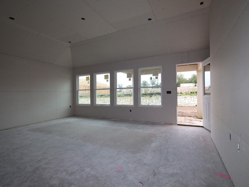 In-progress construction of a new home in Marble Creek Crossing, Austin, TX (Image 4).