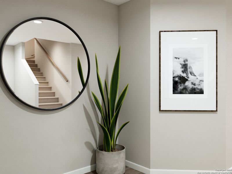 Furnished interior view inside a new home in Swenson Heights, Seguin (Image 19). Furnished interior view inside a new home in Swenson Heights, Seguin (Image 19).