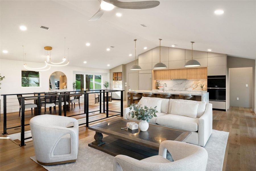 Furnished interior view inside a new home in , Austin (Image 8). Furnished interior view inside a new home in , Austin (Image 8).
